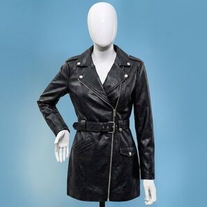 Women's Black Leather Jacket